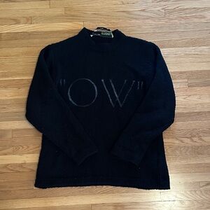 Off-White Black Knitwear